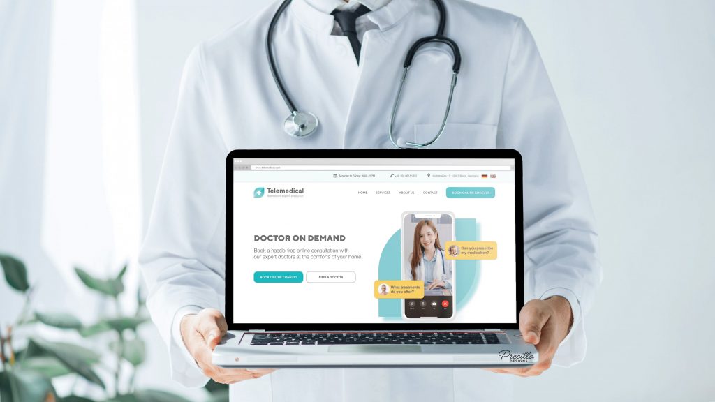 telemedicine health_webdesign_precilla_stockdreher_1